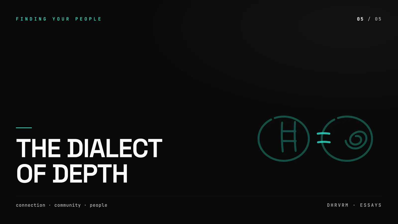 The Dialect of Depth